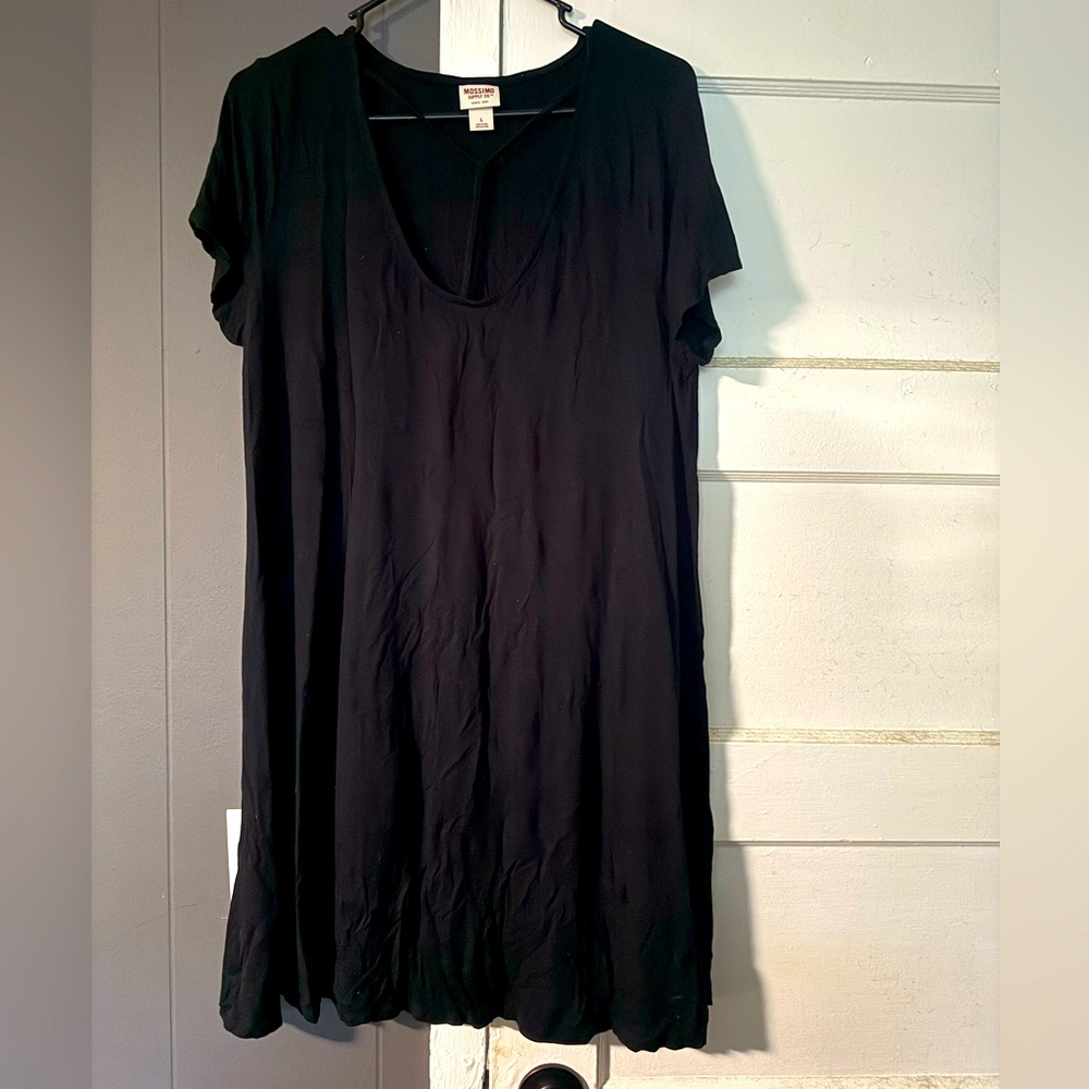 Mossimo Supply Co. Charcoal V-Neck Top